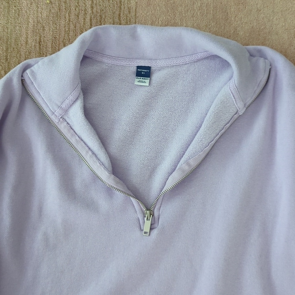 Old Navy XS Maternity 1/2-Zip Pullover - Picture 5 of 5